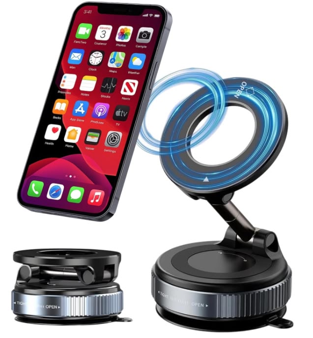 Vaccum phone holder