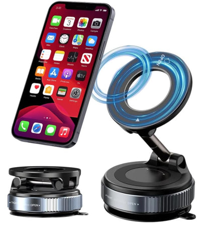 Vaccum phone holder