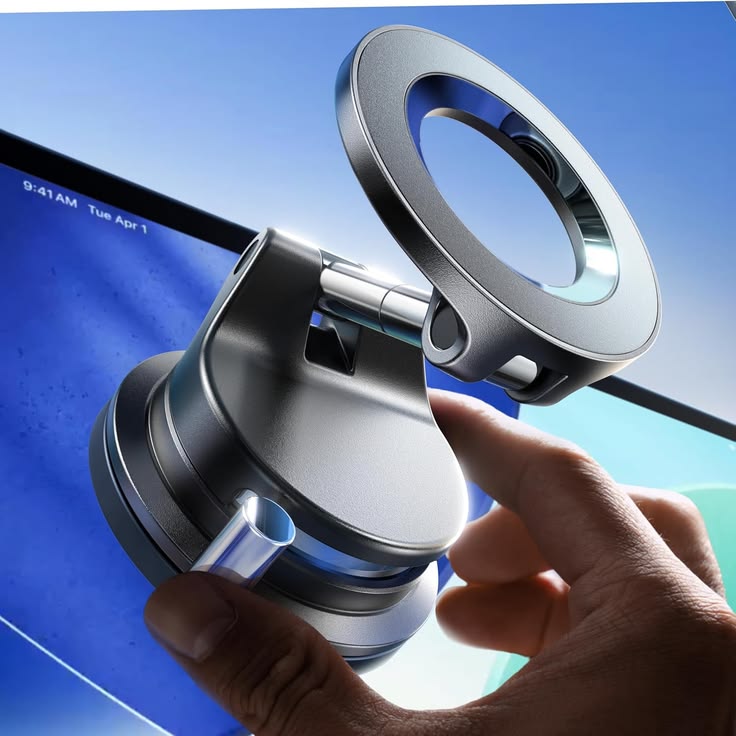 Vaccum phone holder