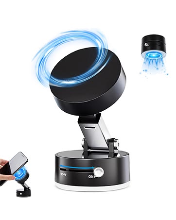 Vaccum phone holder