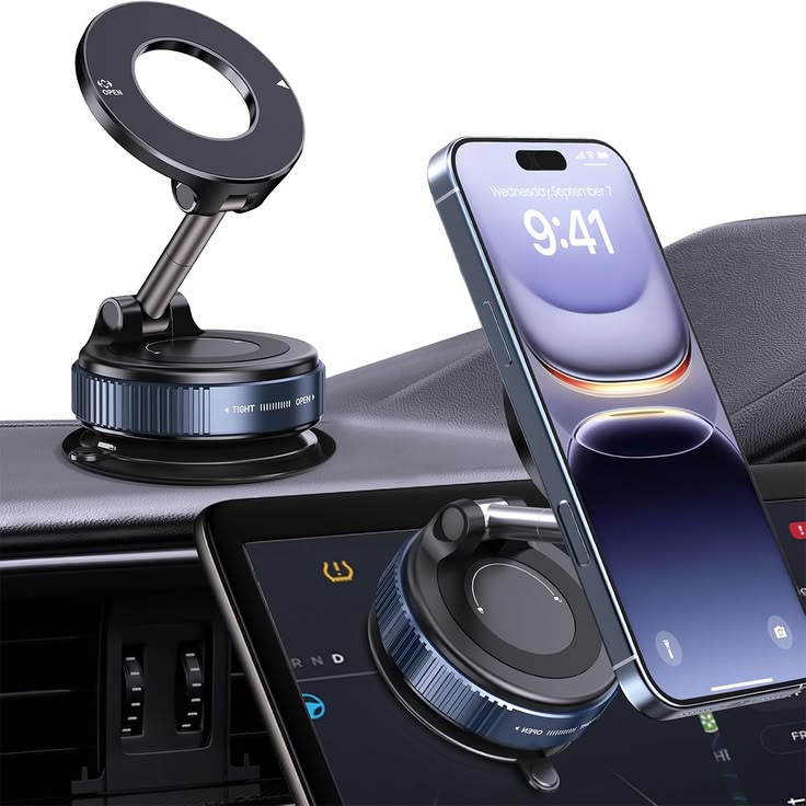 Vaccum phone holder