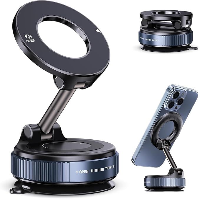 Vaccum phone holder