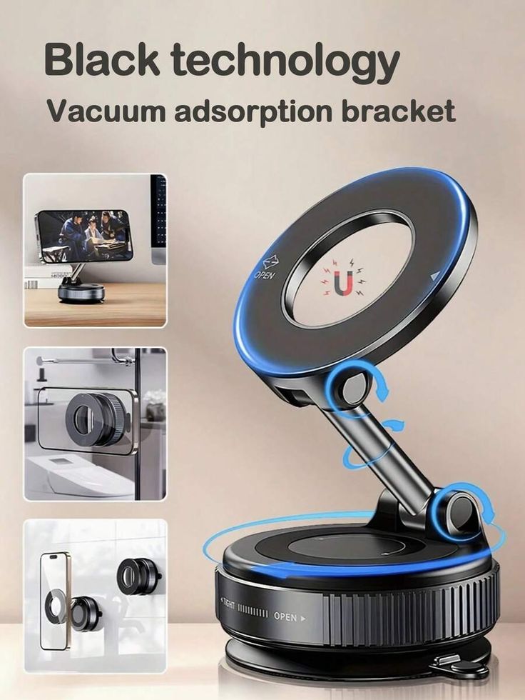Vaccum phone holder